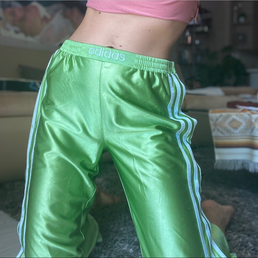 Y2K + Hippie: Green Pants Duo / 2 for $20.